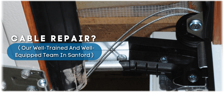 Garage Door Broken Cable Sanford